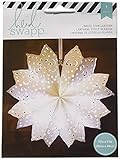 American Crafts 340578 Star Heidi Swapp Paper Lantern Small Eight Pt. Star Whiteハロウィン [並行輸入品]