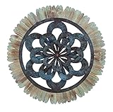 Benzara Wall Decor Exhibits Class with Raw and Elegant Finish [並行輸入品]