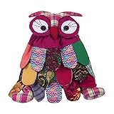 (スマイル ワキキ)Smile YKK キッズ リュックサック 子供用 デイパック 切り替え バックパック 赤ちゃん バッグ 折り畳み 鞄 フクロウ型 エスニック アウトドア 登山 H