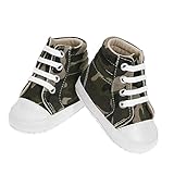Bestjpshop　2018 春秋 赤ちゃん靴 ベビーシューズ 女の子 男の子 歩行練習 履き心地いい 記念日 出産お祝いプレゼント 迷彩キャンバスシューズ 0-18ヶ月