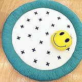 夢_ホームPlus Baby Play Matおもちゃ – フロアマットNon Toxic Girlジムカーペットコットン幼児One Piece 59x59inch