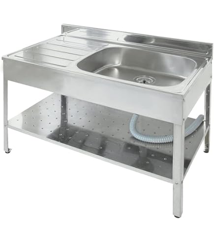 Amazon.co.jp: JEJアステージ ステンレス流し台 ガーデンシンク 庭