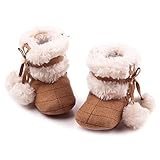 ゴシレ Gosear 新生児 赤ちゃん 冬 温かみ ソフト 綿 靴 ブーツ ベビーブーツ クリスマス ベビー シューズ ため 6-12ヶ月 赤ちゃん 深いカーキ S