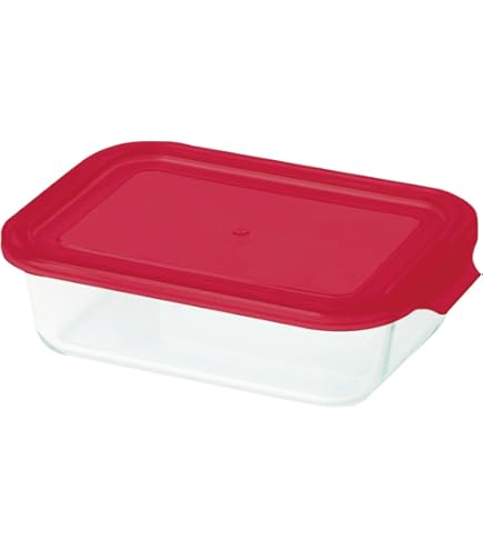Amazon | Pyrex長方形ガラス製食品容器セット 容量3カップ 3 cup