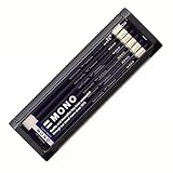 トンボ鉛筆 高級鉛筆 3B MONO (超微粒子芯のハイスタンダード鉛筆) MONO消しゴム付き 製図・デッサン 1ダース MONO-3B