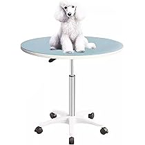 トリミングテーブル　トリミング台　シルバー×ホワイト Amazon.co.jp: トリミングテーブル 台 小型犬用ペット