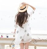 マタニティウェア 服 ワンピース 夏 ゆったり プリント カジュアル ワンピース 妊婦服 産前 産後 レディース マタニティワンピース XXL 写真色