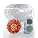 WANDEHO 透明 缶バッジカバー 57mm 缶バッジ 収納 コレクション ディスプレイ 缶バッチケース 丸型【60枚入り】 (57mm用)