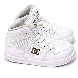 [ディーシーシュー] DC SHOES 子供 DT171008 トドラーズ リバウンドハイ WWL(White／White／LTGrey) 14.0cm