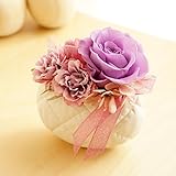 【ベルシック】 プリザーブドフラワー　ヴィーヴローズ・パープル　 枯れないお花　お祝・お見舞い　＜即日出荷＞＜送料無料（一部地域を除き）＞ (パープル)