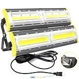 HIKARI LED投光器 200W 屋外用 防水 二代目 3200w相当 31600LM 超薄型 led作業灯 防犯 15％UP 360°照射角度 アース付きプラグ 集魚灯 看板灯 駐車場 LEDラ