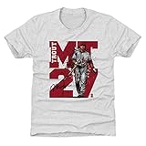 500レベルMike Trout Los Angeles野球ユースシャツ – Mike Trout mt27 Kids X-Small (4-5Y) ホワイト