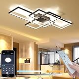 KOVOL LED シーリングライト 8-14畳 APP/リモコン制御 無段階調光調色 工事不要 省エネ 北欧スタイル