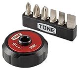 トネ(TONE) フィンガーラチェットレンチセット FRB6S ビット差込 内容7点 レッド
