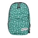 [アウトドアプロダクツ] OUTDOOR PRODUCTS キッズ リュック 男の子 女の子 子供 ジュニア 通学 通園 遠足 おしゃれ かわいい (ハート/ターコイズ)