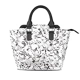AyuStyle (アユスタイル) 3way bag ショルダーバッグ ハンドバッグ トートバッグ レディース バック　カバン　PUレザー 通勤 通学 女性用 肩掛け 手提げ 斜めがけ (藤の花 4)