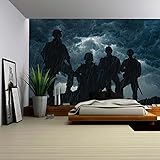 wall26 - 粘着式壁紙 大きな壁画シリーズ 100"x144" WMR-WP-X-C667-100x24x6
