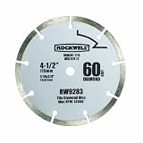 Rockwell RW9283 4 1/2-Inch 60-Grit Diamond Compact Circular Saw Blade [並行輸入品]
