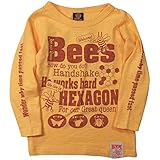 《H28年秋冬物》BOOM TOWNKIDS(ブームタウンキッズ) HONEY BEEスラブ天竺長袖Tシャツ 90cm/イエロー NO.F-961085