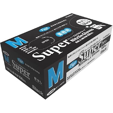 トロロ出品です。お問い合わせ頂きました商品です。ニトリルグローブM1セット フジナップ スーパーニトリルグローブ M 100枚