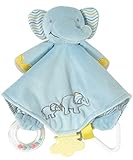 Stephan Baby Chewbie Activity Toy and TeeTher Security Blanket, Blue Elephant by Stephan Baby