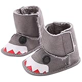 WAYLONGPLUS Baby Infant Girls Cotton Boots Soft Sole Crib Shoes Toddler Warm Boot Shoes [並行輸入品]