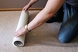 カーペットプロテクターFilm 36 " x 200 ' – クリア自己粘着保護フィルムfor床階段カーペットランナーラグサーフェスカバー – 防水& Heavy Duty – Reverse風ロール