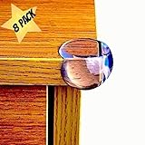 Future Stars Table Corner Guards Premium Clear Baby Proofing Keep Children Safe, Pre-Taped Furniture