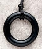 Smart Mom Teething Bling Ring Pendant Teething Necklace (Onyx Ring) by Smart Mom Jewelry [並行輸入品]