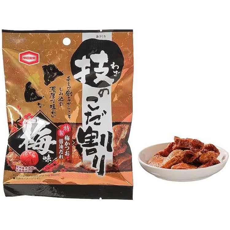 Amazon.co.jp: 【販路限定品】亀田製菓 技のこだ割り 梅味 40g×10袋 