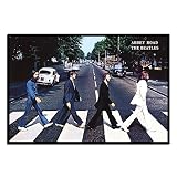 shukqueen壁アート装飾、The Beatles Abbey Road印刷 32x48" 698293002742