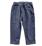 （オーシャンアンドグラウンド）OCEAN & GROUND 裏起毛ストレッチデニム テーパードパンツ［キッズ］ 100cm ネイビー