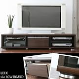 LEEK リーク LE リーク 160ローボード ブラウン 国産 日本製