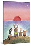 Marmont Hill vintage-kids ' Sunset 'キャンバス壁アート 24" x 36" MH-KIDCUR-112-C-36