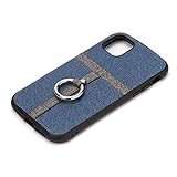 PGA Premium Style iPhone 11 Pro Max ポケット&リング付ハイブリッドタフケース カーボン調ブラック ケース PG-19CPT03BK