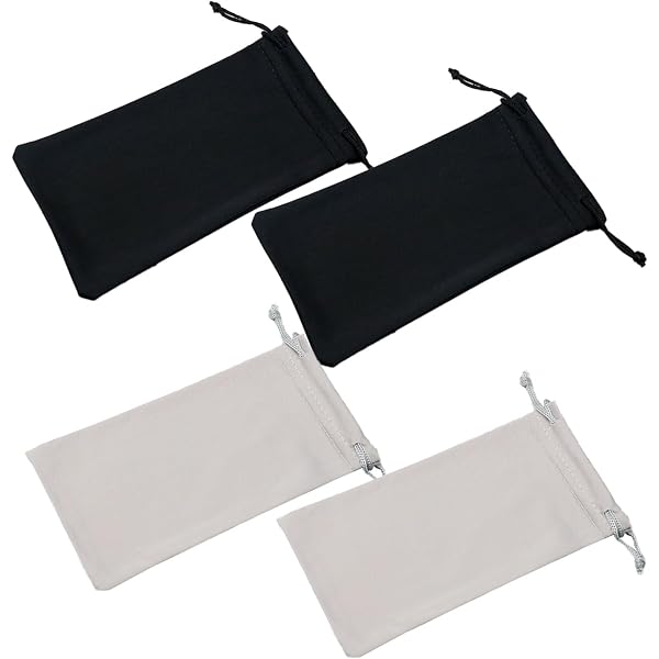 Amazon | [PACKOVE] サングラス 収納袋 メガネ拭き 30セット マイクロ 