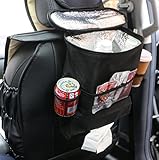 折りたたみ式　自動車収納袋　防水　お菓子の袋　保温機能付き　小物収納　ブラック