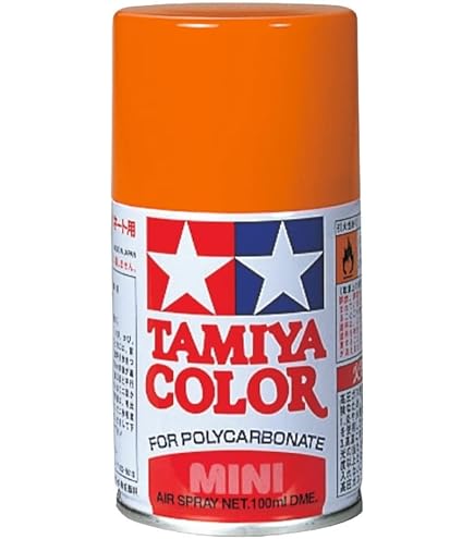 Amazon | タミヤ ポリカーボネートスプレー No.07 PS-7 オレンジ 86007