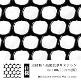 ネトロンシート ネトロンネット CLV-WF-5-1000 黒 大きさ：幅1000mm×長さ25m 切り売り