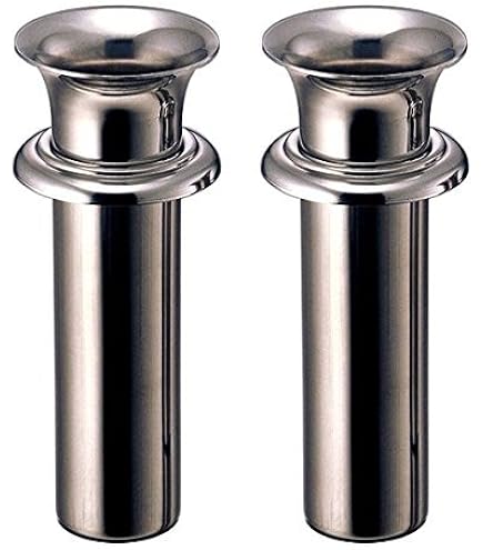 Amazon | お墓用花立 ステンレス製 中入れ式 ツバ付 筒径：58mm（特大
