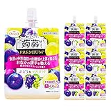たらみ おいしい 蒟蒻ゼリー PREMIUM+ ぶどう＆マスカット 150g 30個セット