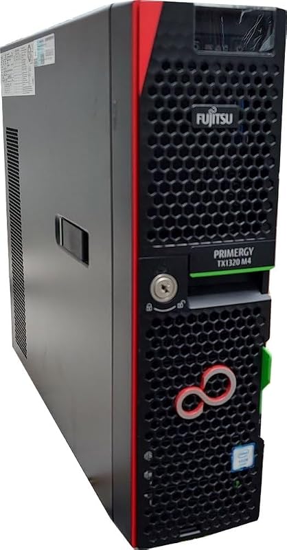 [中古サーバ][デスクトップ型][4コア4スレッド][Windows Server 2019] [8ベイ]富士通 Primergy TX1320 M4 小型サーバ(Xeon E-2224 3.4GHz/16GB/2.5inch 600GB*3 SAS RAID/EP400i/DVD)