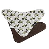 Mum 2 Mum リバーシブルバンダナビブ トラクター