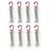 Fkstyle テント タープ ストレッチ コード 8個 スチール スプリング フック ホック テンショナー 張り網 [並行輸入品]