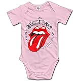 Rolling Stonesロゴベビー女の子コットン赤ちゃん服装1セット カラー: ブラック