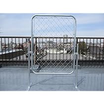 アメリカンフェンス 約120cm x 100cm 　メッキ品 アメリカンフェンス 90×120cm ドブメッキ ブラック | 鋼材 通販