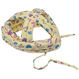 GGG ベビースポンジヘルメット 頭部の保護に安心 赤ちゃん幼児のバンプ ソフト安全ヘルメット ヘッド クッション バンパー キャップ　黄色い