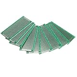 Demiawaking 両面 ユニバーサル基板 PCB回路基板 プリント基板 3x7cm 10枚セット