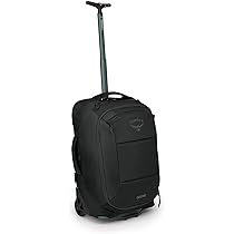 希少 OSPREY トラベルキャリー 40L 多収納 機内持ち込み可能 ブラック 希少 OSPREY トラベルキャリー 40L 多収納 機内持ち込み可能
