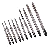 Baoblaze 合金鋼製　自動車修理　ミニハンド　M1-M3.5　工具　DIY　タップ　10本セット
